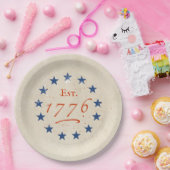 1776 American Stars Pappteller (Party)