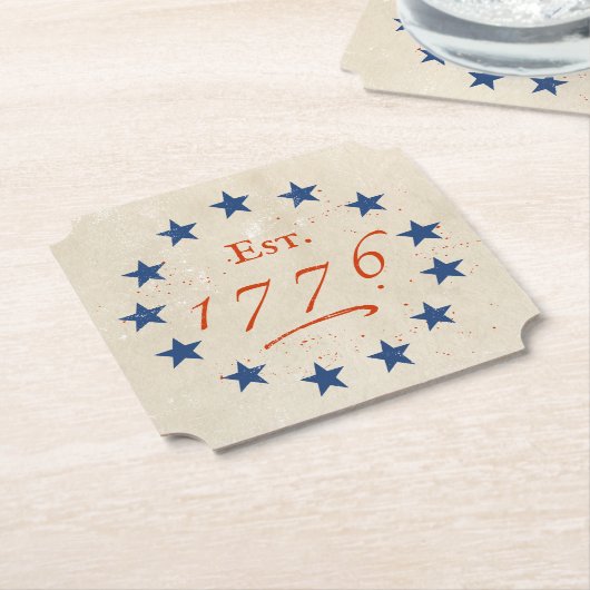 1776 American Stars Untersetzer (angewinkelt)