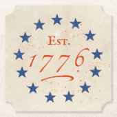 1776 American Stars Untersetzer (Vorderseite)