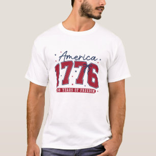 1776 Amerika 250 Jahre Freiheit T-Shirt
