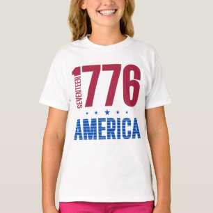 1776 Amerika 250 Jahre historische Freiheit T-Shirt