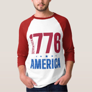 1776 Amerika 250 Jahre historische Freiheit T-Shirt