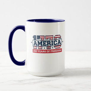 1776 Amerika 250 Jahre   Patriotisches USA-Jubiläu Tasse