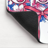 1776 Amerika 4. Juli USA Blume Mousepad (Ecke)