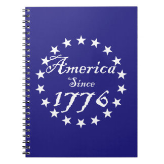 1776 Amerika seit 1776 Notizblock