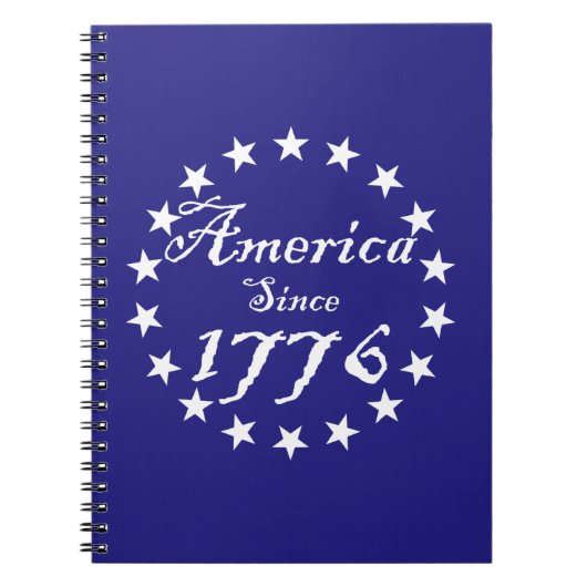 1776 Amerika seit 1776 Notizblock (Vorderseite)