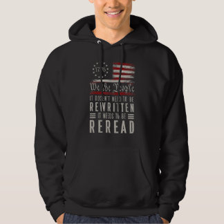 1776 Amerikanische Fahne wir, die Menschen, die si Hoodie