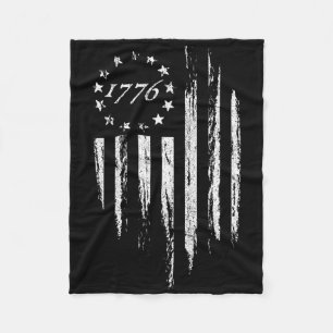 1776 Amerikanische Flagge Betsy Ross 13 Sterne USA Fleecedecke
