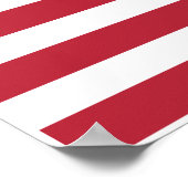 1776 Amerikanische Flagge Poster (Ecke)