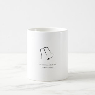 1776 Amerikanische Freiheitsglocke Minimalistisch Kaffeetasse