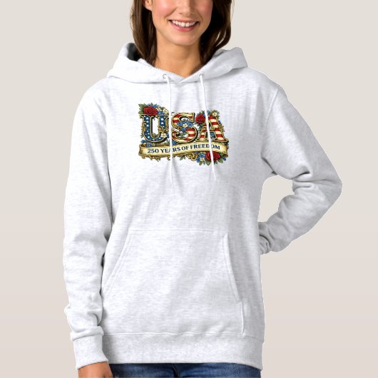 1776 Amerikas 250. Jubiläum Hoodie (Vorderseite)