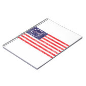 1776-Flagge Notizblock (Linke Seite)