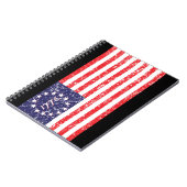1776-Flagge Notizblock (Linke Seite)
