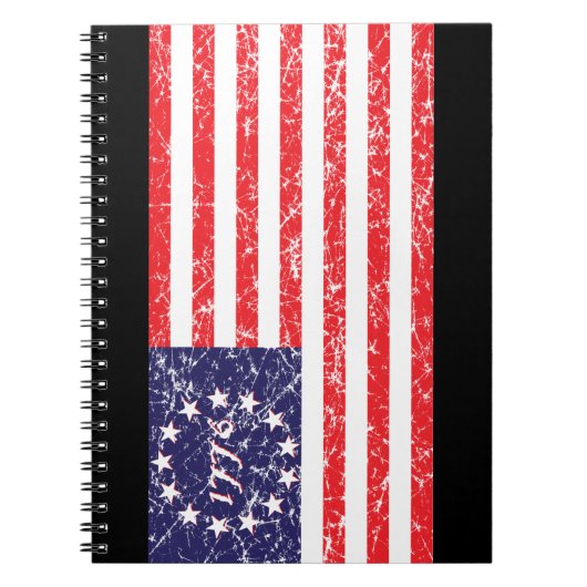 1776-Flagge Notizblock (Vorderseite)