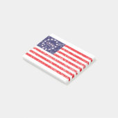 1776-Flagge Post-it Klebezettel (angewinkelt)