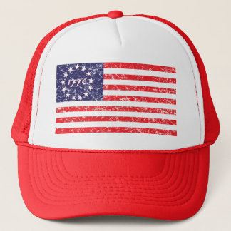 1776-Flagge Truckerkappe