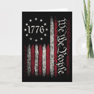 1776 Flagge Verfassung Unabhängigkeitstag Amerikan Karte