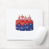 1776 Geburtstagskuchen Mousepad (Mit Mouse)
