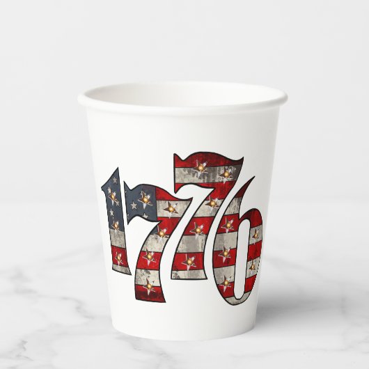 1776 Independence Day Paper Cup Pappbecher (Vorderseite)