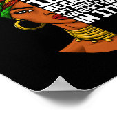 1776. Juli 4. Schwarz Poster (Ecke)