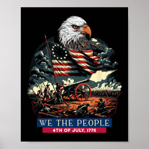 1776 Leben Freiheit Streben Nach Glück 4. Juli Poster