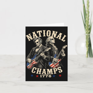 1776 National Champions Patriotisches Amerika 250. Karte