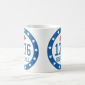 1776 Original 4 July Badge Kaffeetasse (Mittel)