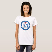 1776 Original 4 July Badge T-Shirt (Vorne ganz)