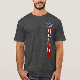1776 Patriotischer Cutout T-Shirt