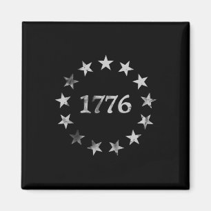 1776 Patriotischer Vintager Stil USA 4. Juli Magnet