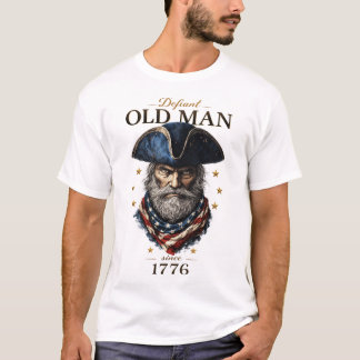 1776 Patriotisches Americana-Grafikdesign T-Shirt
