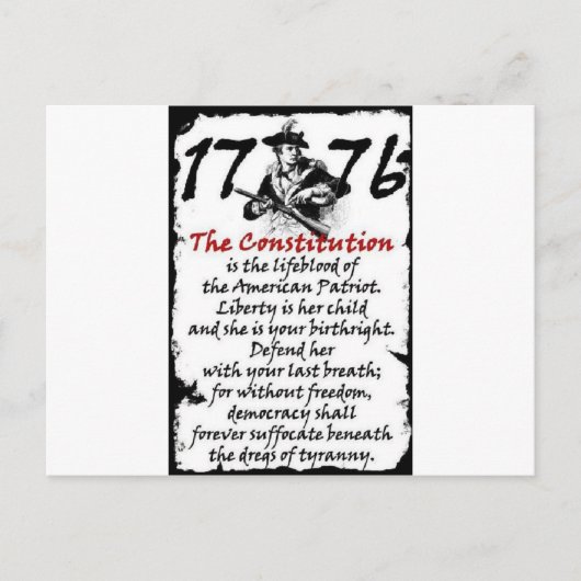 1776 POSTKARTE (Vorderseite)