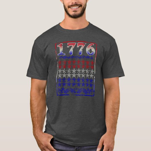 1776 Sterne T-Shirt (Vorderseite)