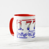 1776 Sterne Tasse (Vorderseite Links)