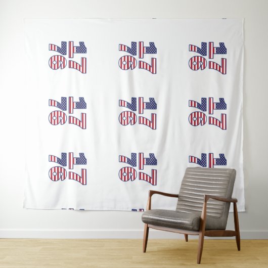 1776 Tapestry Wandteppich (Beispiel (Horizontal))