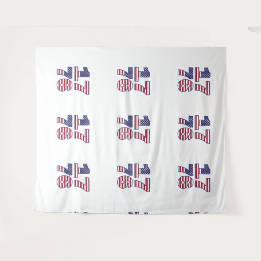 1776 Tapestry Wandteppich (Vorderseite (Horizontal))