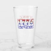 1776 Unabhängigkeit Glas (Vorderseite)