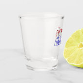 1776 Unabhängigkeit Schnapsglas (Links)