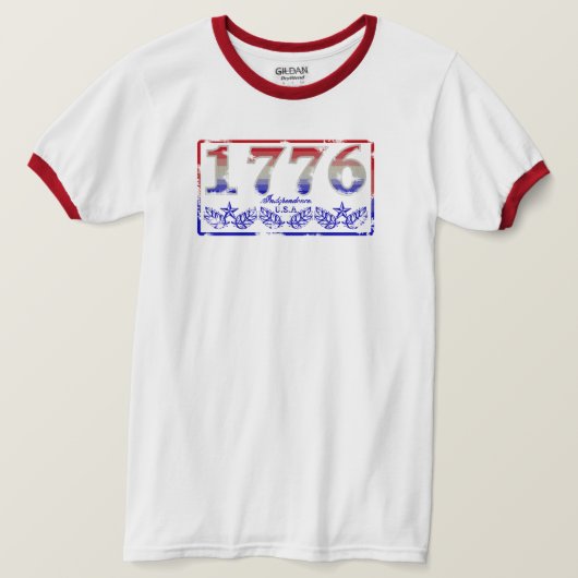 1776 Unabhängigkeit T-Shirt (Design vorne)