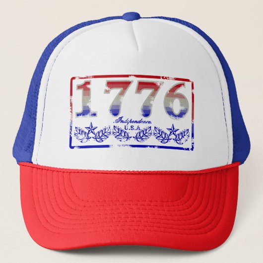 1776 Unabhängigkeit Truckerkappe (Vorderseite)