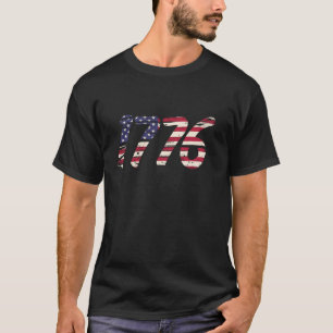 1776 Unabhängigkeitserklärung der US-Flagge lange T-Shirt