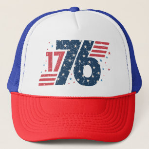 1776, Unabhängigkeitstag, 4. Juli Truckerkappe