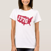 1776 United Staaten 4. Juli Unisex T-Shirt (Vorderseite)