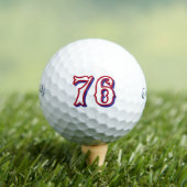 1776 USA Golf Balls - Personalisierte Nummer Retro Golfball (Insitu T-Shirt)