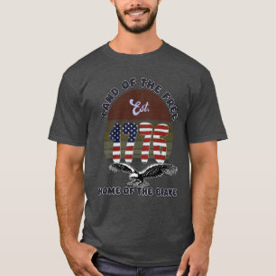 1776 USA Patriotisches T-Shirt
