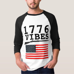 1776 VIBES PATRIOTISCHE Musketen-Gewehr T-Shirts