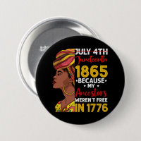 1776 war mein Vorfahren nicht frei