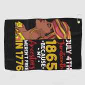 1776 war mein Vorfahren nicht frei Golfhandtuch (Horizontal)