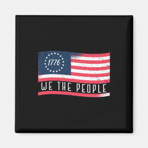1776 We The People Unabhängigkeitstag 4. Juli Fl Magnet