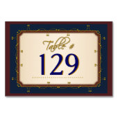 1776 Wedding Collection (Tischnummer) Tischnummer (Rückseite)